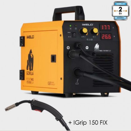IWELD GORILLA POCKETMIG 175 FIXIFLUX hegesztő inverter 