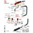  Plazmavágó A141 pisztoly alkatrészek