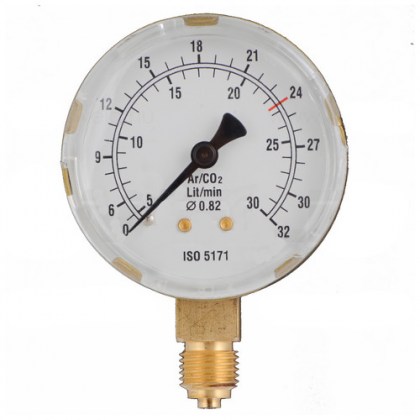  Manométer, Ar/CO2, 30 l/min, 63mm